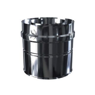 Luft Abgas System konzentrisch Adapter lackiert DN 60/100 2ADPS60/100M