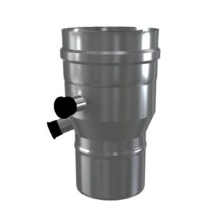 Luft Abgas System konzentrisch Reduzierung mit Messstutzen DN 100/150 2RDMPSI100/150