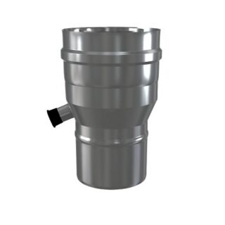 Luft Abgas System konzentrisch Reduzierung mit Kondensatableiter DN 100/150 auf 80/125 2RDODPS100/150