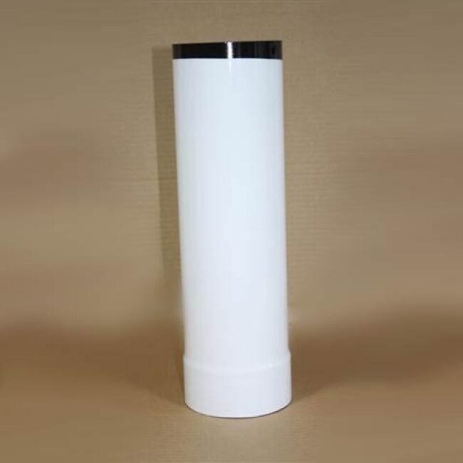 Anschlussstutzen 400 mm High-Quality-Line weiß emailliert