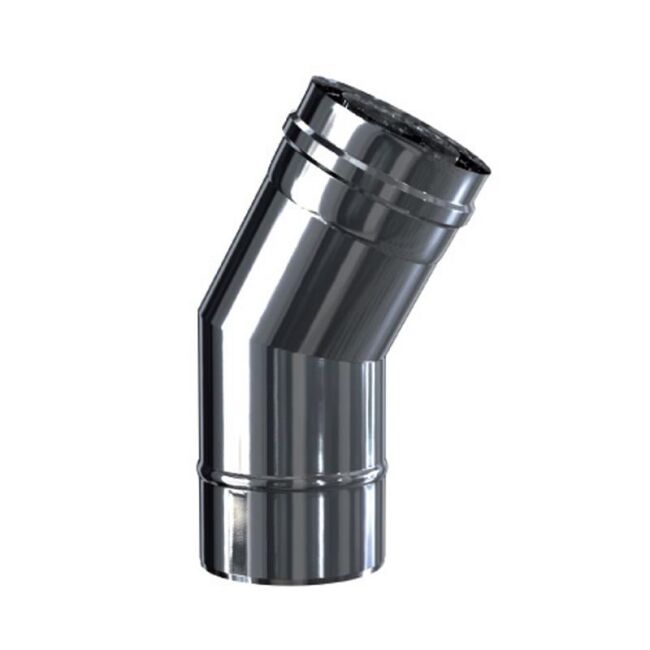 Luft Abgas System konzentrisch 30° Bogen lackiert DN 80/125
