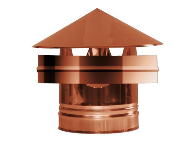 DINAK Kupferschornstein Wind und Regenhaube DW Ø 130