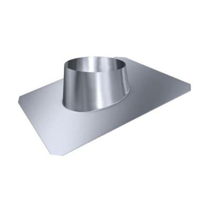 Edelstahlschornstein einwandig 0,5mm Dachdurchführung PDI 15° DN 120