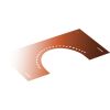 DINAK Kupferschornstein Abdeckblende 0-30 Grad mit Hinterlüftung DW 300