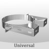 Edelstahlschornstein Wandhalter starr WA 50 mm