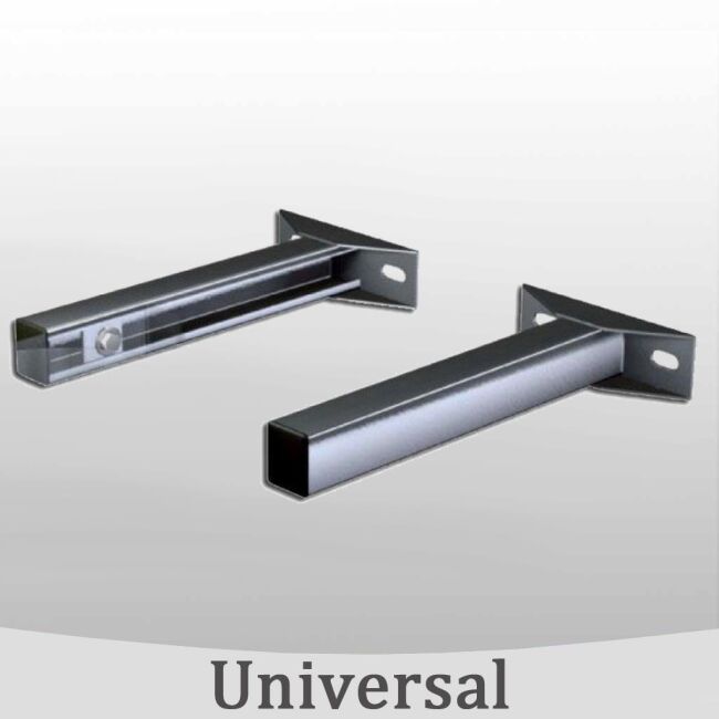Edelstahlschornstein Wandhalter Verlängerung VLL für Wandhalter starr S50  650 mm