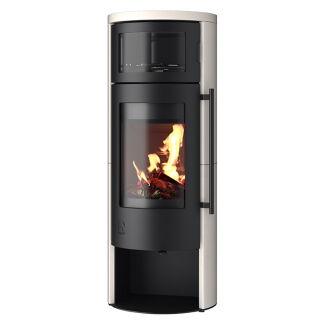 Kaminofen Drooff Aprica 2 Cook Premium White raumluftunabhängig RLU 