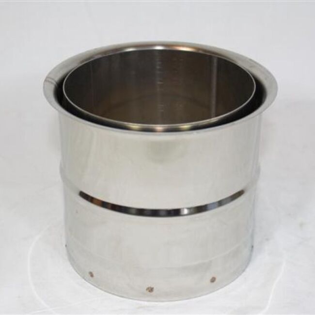 Edelstahl-Wandfutter doppelt DN 120 mm
