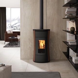 Edilkamin Pelletofen Cherie 11 Evo Air Tight C (RLU) Stahl 