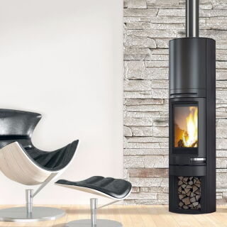 Edilkamin Kaminofen Tally S Evo, 9,1 kW Stahl schwarz 814850 1161490