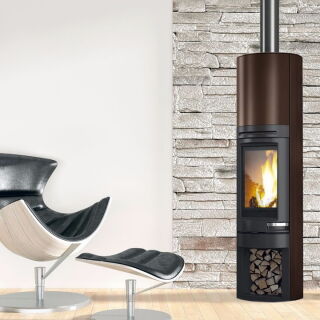 Edilkamin Kaminofen Tally S Evo, 9,1 kW Stahl bronze 814850 1161510
