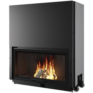 Edilkamin Holz-Kamineinsatz Windo 100 Feuerraum schwarz 810230