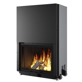 Edilkamin Holz-Kamineinsatz Windo 70 Feuerraum schwarz 809880