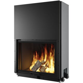 Edilkamin Holz-Kamineinsatz Windo 90 Feuerraum schwarz 810210