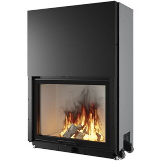 Edilkamin Holz-Kamineinsatz Windo 90 Feuerraum weiß 810200