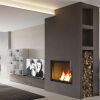 Edilkamin Holz-Kamineinsatz Blokk 70 Feuerraum weiß V