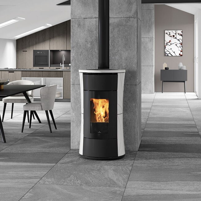 Edilkamin Pelletofen Cherie 9 Evo Air Tight C (RLU) Keramik