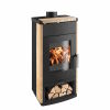 Haas+Sohn Kaminofen Home MONTEGROTTO-II mit Holzfach