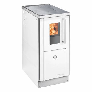 Haas+Sohn Küchenherd Premium HSD 40.5 SF Stahlkochplatte, weiß 0704021020000