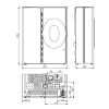 Haas+Sohn Pelletofen Premium HSP 4.0-F2 RLU KV inkl. 2R TÜR OVAL