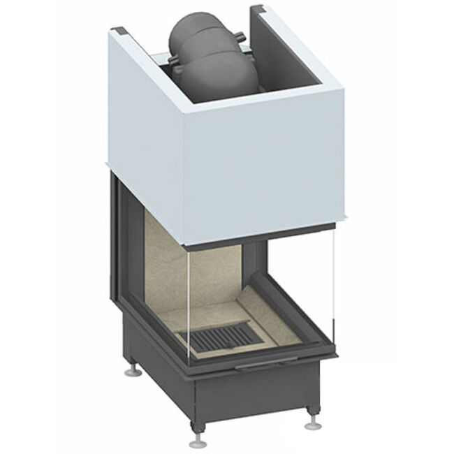 Camina Schmid Kamineinsatz Ekko U 5545h, Seitenscheibe 67 cm