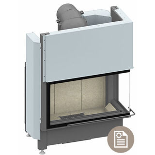 Camina Schmid Kamineinsatz Ekko R 84h 45 cm 66/2950 - 3030