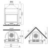 Edilkamin wasserführender Kamineinsatz Acquatondo Plus /CS