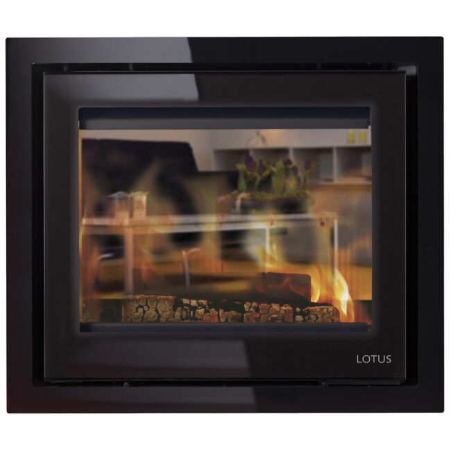 Lotus Kaminkassette H570 T Black Magic (Durchsichtkamin)