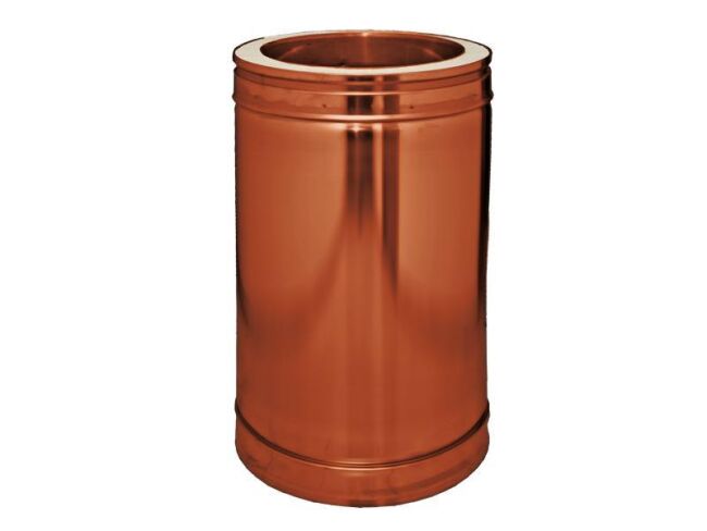 DINAK Kupferschornstein Längenelement 140 mm DW Ø 300