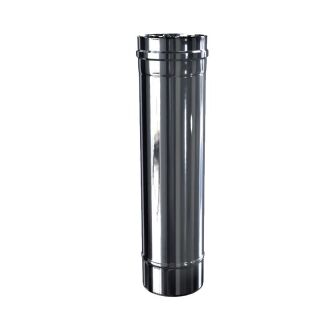 Luft Abgas System konzentrisch Längenelement 1000mm lackiert DN 60/100 2RTPSIL250