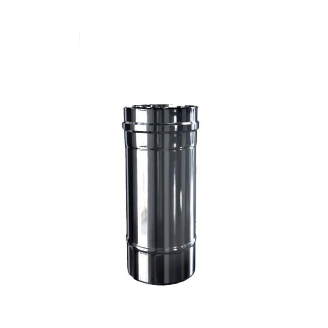Luft Abgas System konzentrisch Längenelement 500mm lackiert DN 80/125