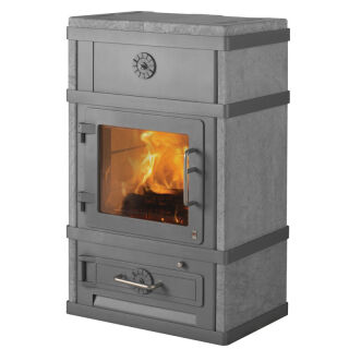 Kaminofen Lotus 2080 Grundmodell mit Specksteinseiten 2080