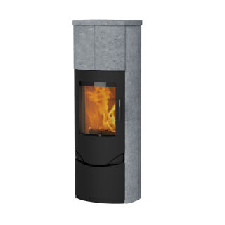 Kaminofen Lotus Prio M ohne Seitenglas Speckstein PrioMSpeckOhneSG