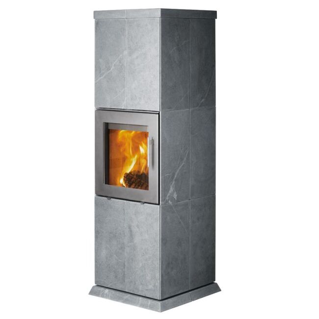 Kaminofen Lotus QM 40 mit Specksteinverkleidung