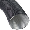 CB Aluflexrohr, farbig beschichtet, 60 cm / 150 cm Schwarz 100 mm