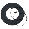CB Rosetten Set beschichtet Grau 138 / 244 mm