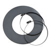 CB Rosetten Set beschichtet Grau 72 / 199 mm