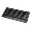 CB Deckengitter mit breitem Einbaurahmen schwarz 45x23