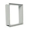 CB Einbaurahmen, putzbündig Schwarz 45x23