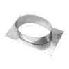 CB Stutzblech mit 2 Anschlußstutzen 45x15 cm DN 125