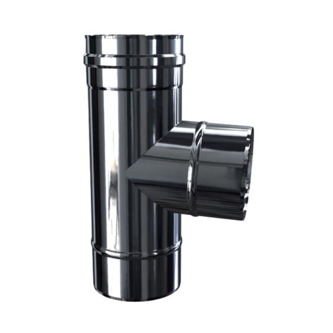 Luft Abgas System konzentrisch T-Stück 87° DN 100/150