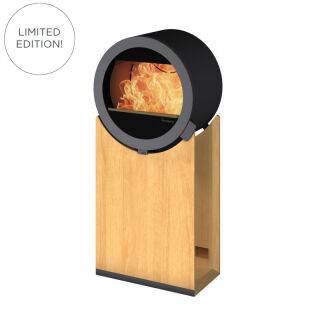 Nordpeis Kaminofen Me Oak Limited Edition ! Standard ohne Seitenscheiben 406810