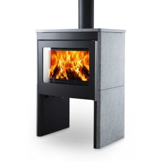 Kaminofen Novaline BELLANO ST mit Naturstein 8 kW 1-095