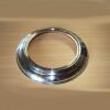 Wand-Rosette DN 130 mm Aluminium hochglanzpoliert
