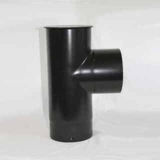 Kapselknie 330 mm DN 100 mm, High-Quality-Line matt schwarz emailliert 1441002