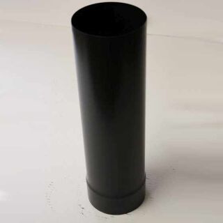 Fix-Rohr verstellbar 750 mm, High-Quality-Line matt schwarz emailliert 