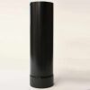 Fix-Rohr verstellbar 750 mm DN 130 mm, High-Quality-Line matt schwarz emailliert