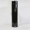 Fix-Rohr verstellbar 750 mm DN 120 mm, High-Quality-Line schwarz glänzend emailliert
