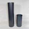 Ofenrohr Länge 750 mm, DN 150 mm aus gebläutem Stahlblech