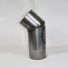 Rauchrohr-Bogen 45° DN 200 mm roh, eingezogen mit Reinigungsöffnung